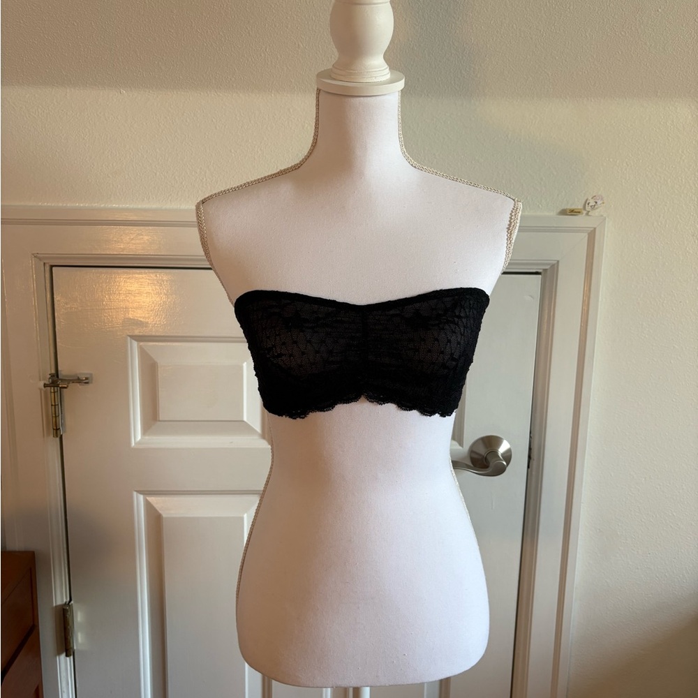 We The Free Black Lace Bandeau